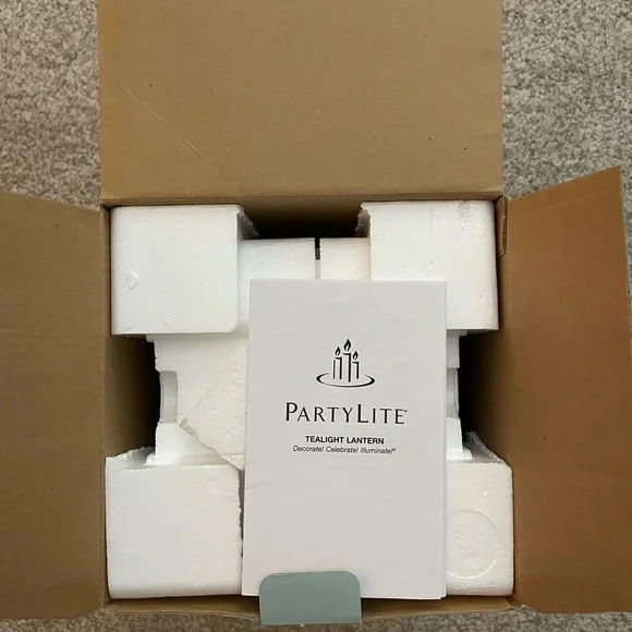 Vintage PartyLite Moroccan Spice Lantern Candle Rare Retired Antique Bronze NIB - Picture 7 of 7